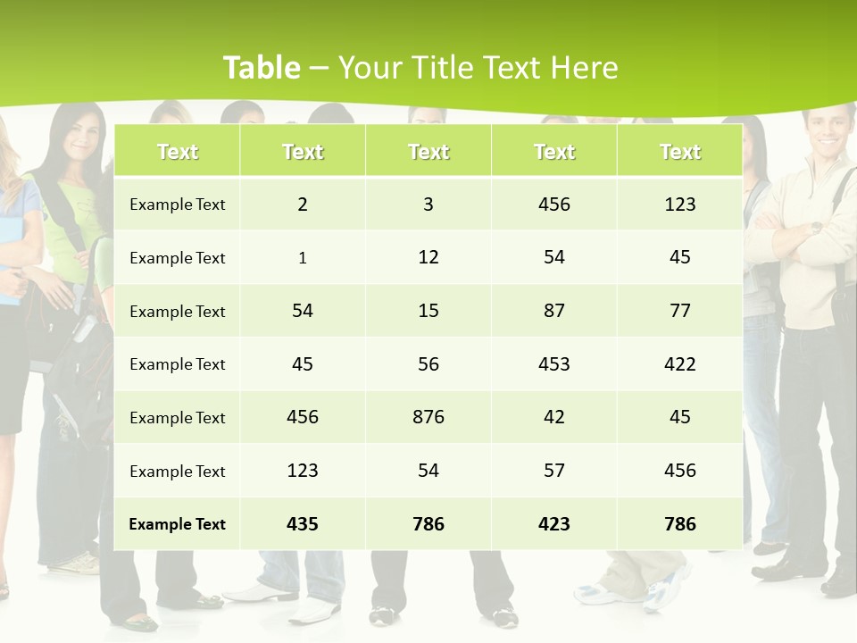 Background Beautiful School PowerPoint Template