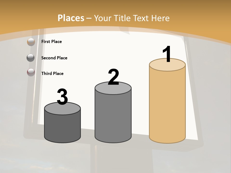 Blank Outside Sky PowerPoint Template