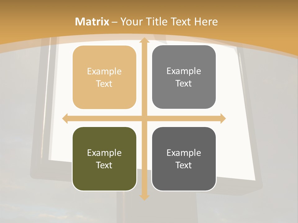 Blank Outside Sky PowerPoint Template