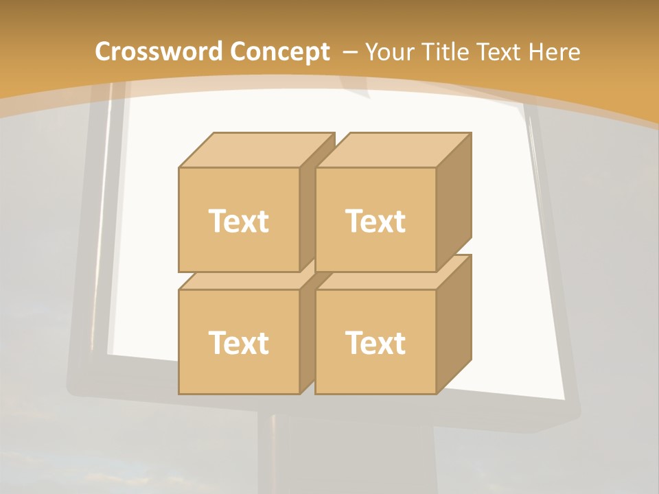 Blank Outside Sky PowerPoint Template