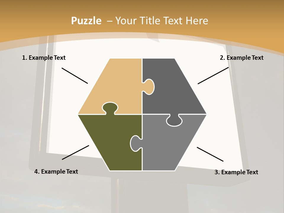 Blank Outside Sky PowerPoint Template
