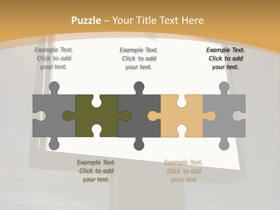 Blank Outside Sky PowerPoint Template