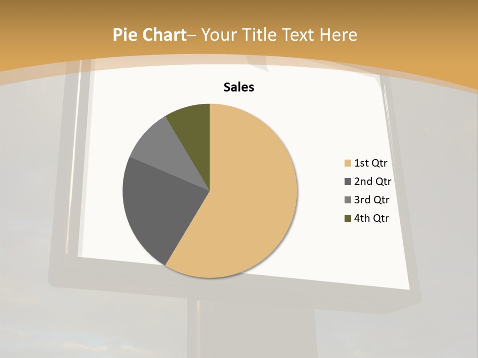 Blank Outside Sky PowerPoint Template