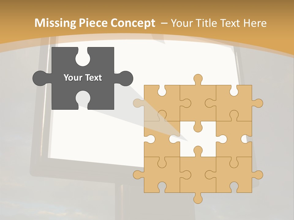 Blank Outside Sky PowerPoint Template