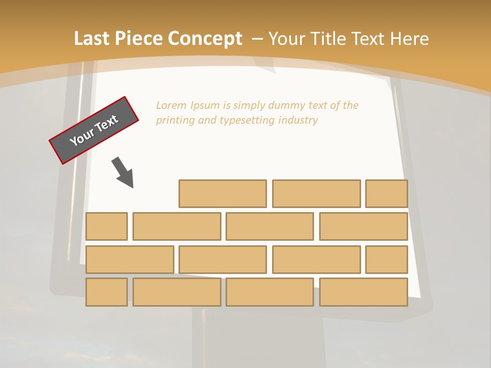 Blank Outside Sky PowerPoint Template