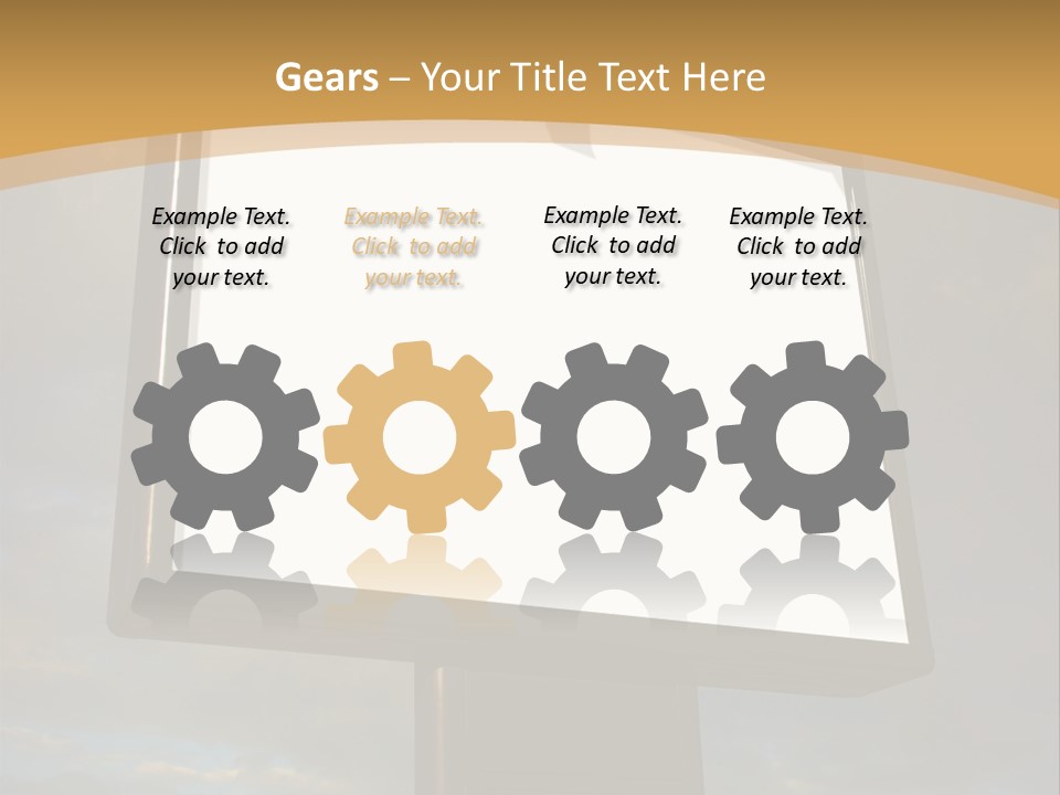 Blank Outside Sky PowerPoint Template