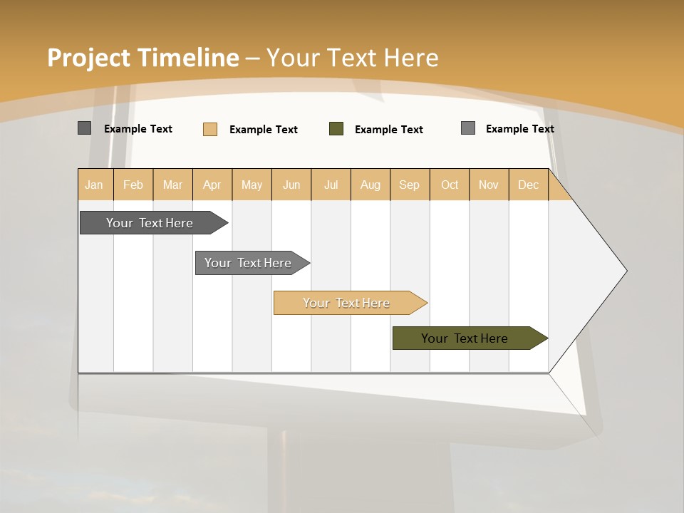 Blank Outside Sky PowerPoint Template