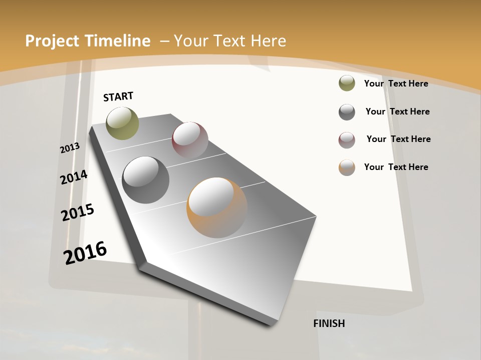Blank Outside Sky PowerPoint Template