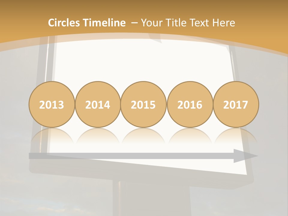 Blank Outside Sky PowerPoint Template