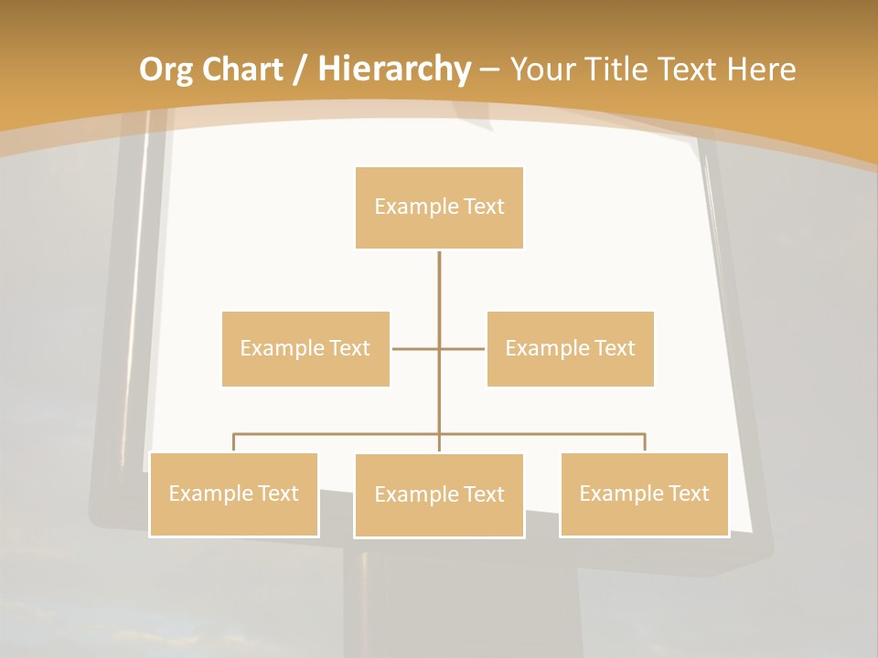 Blank Outside Sky PowerPoint Template