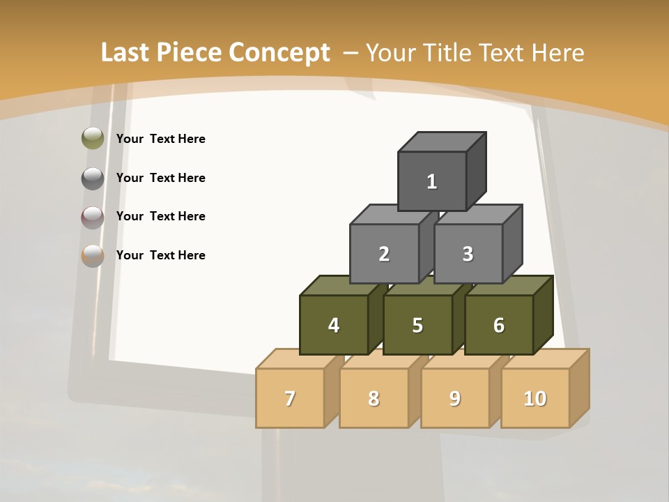 Blank Outside Sky PowerPoint Template
