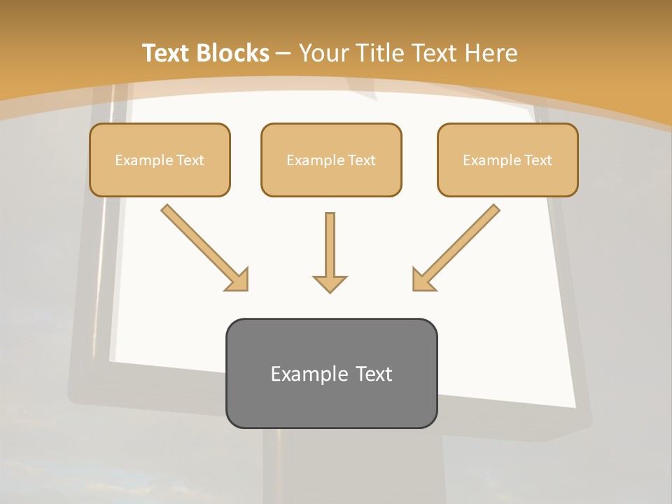 Blank Outside Sky PowerPoint Template