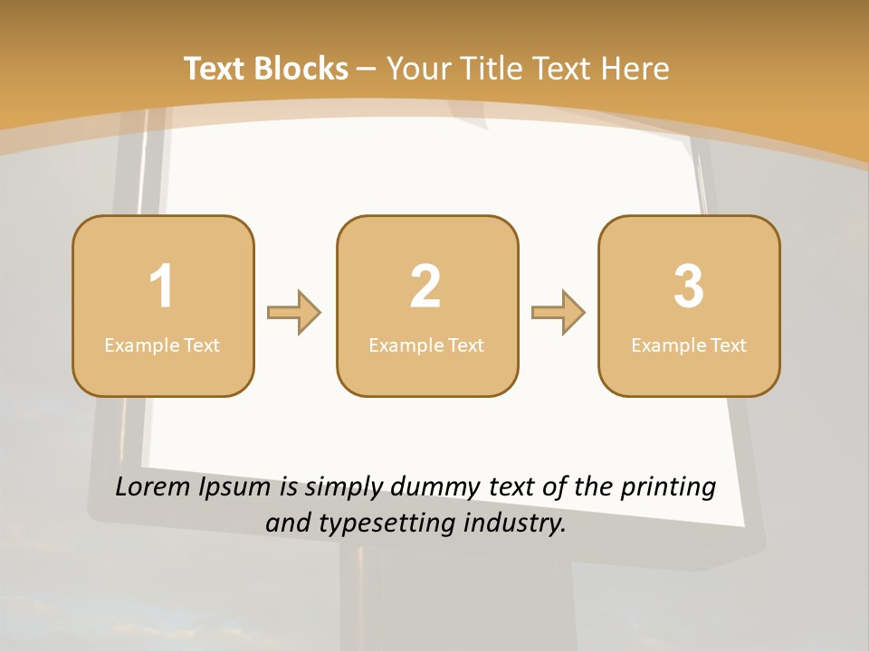 Blank Outside Sky PowerPoint Template