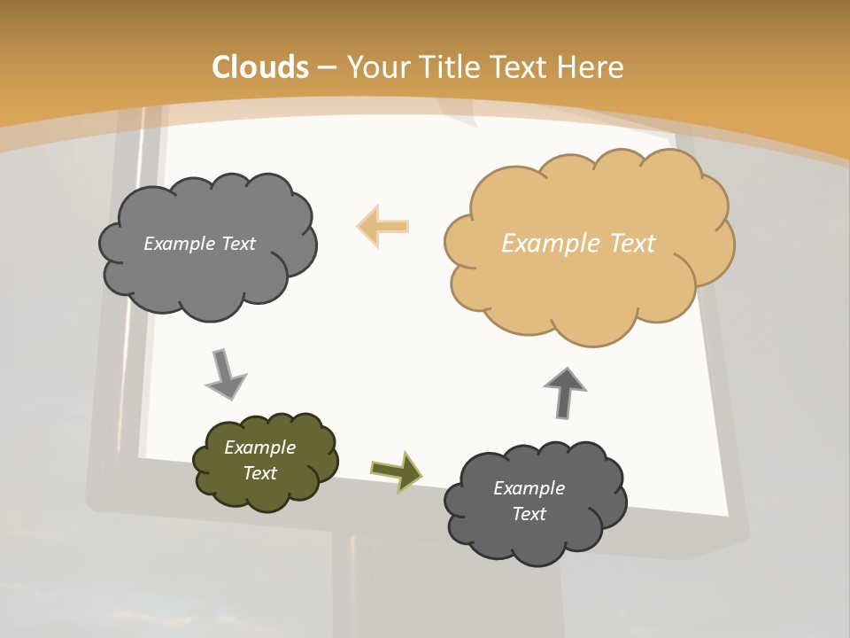 Blank Outside Sky PowerPoint Template
