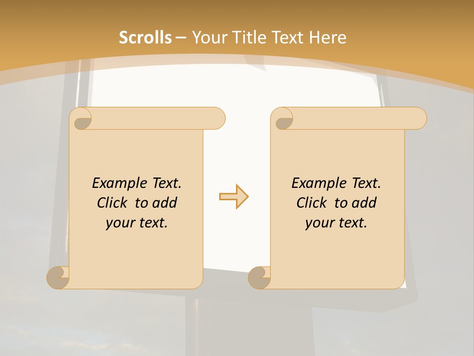 Blank Outside Sky PowerPoint Template