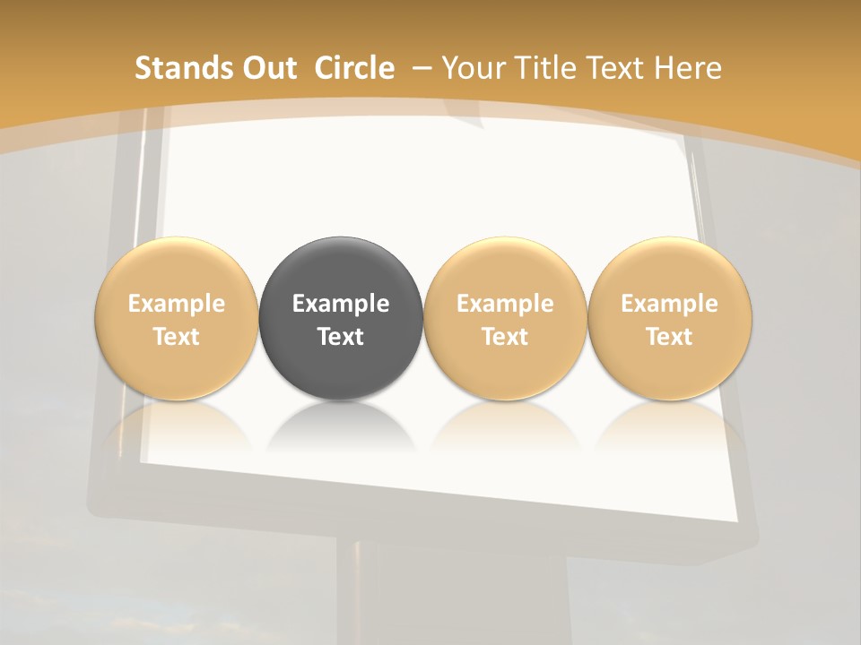 Blank Outside Sky PowerPoint Template