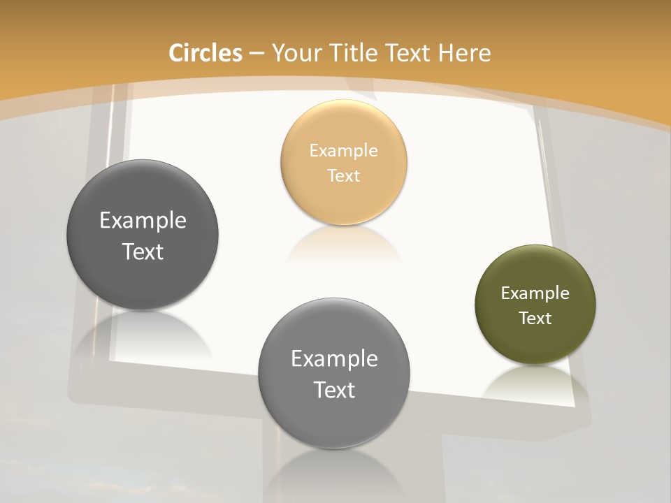 Blank Outside Sky PowerPoint Template