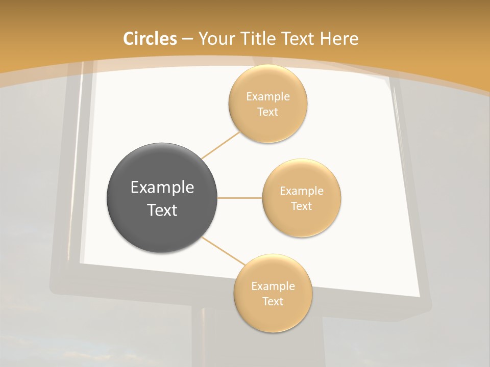 Blank Outside Sky PowerPoint Template