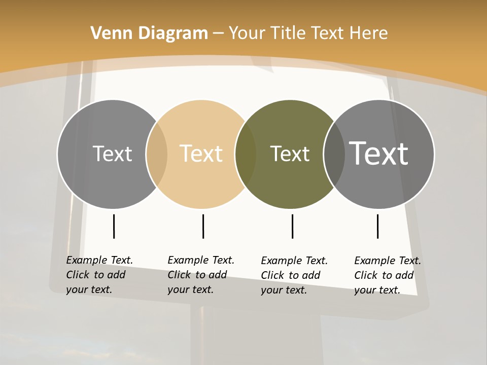 Blank Outside Sky PowerPoint Template