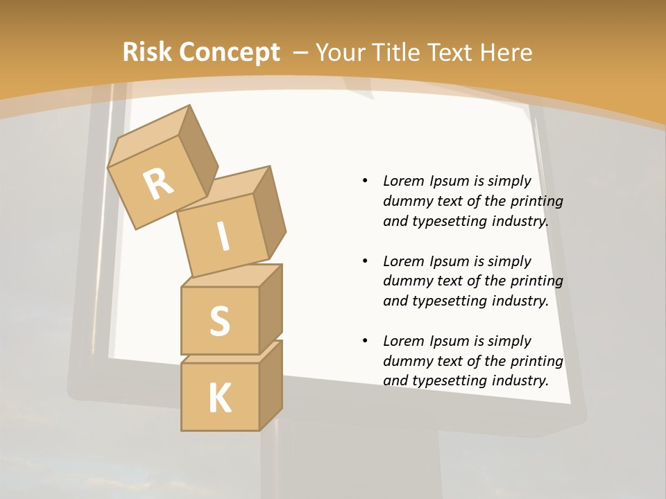 Blank Outside Sky PowerPoint Template
