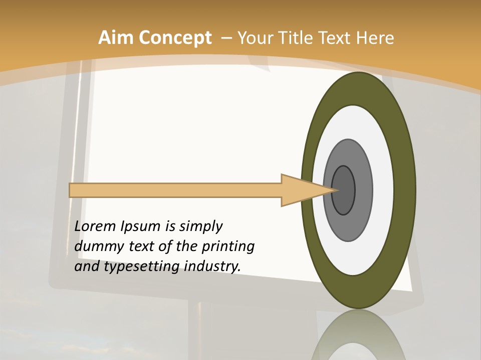 Blank Outside Sky PowerPoint Template