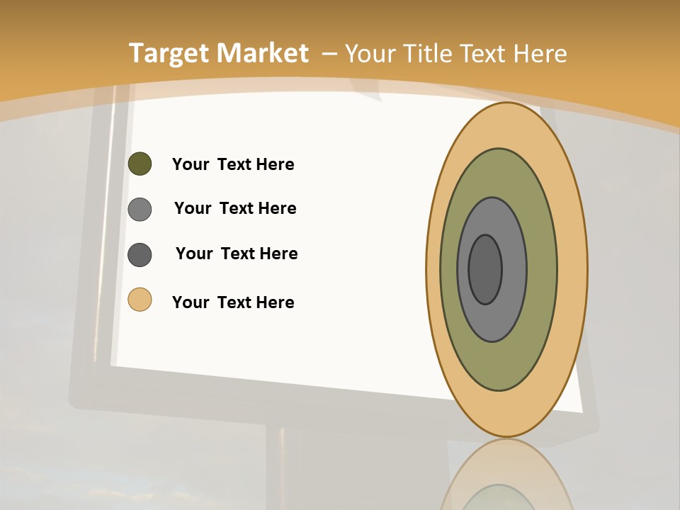 Blank Outside Sky PowerPoint Template