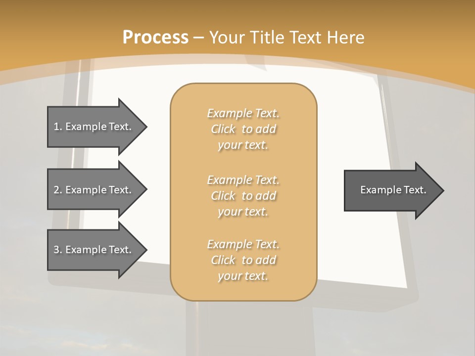 Blank Outside Sky PowerPoint Template