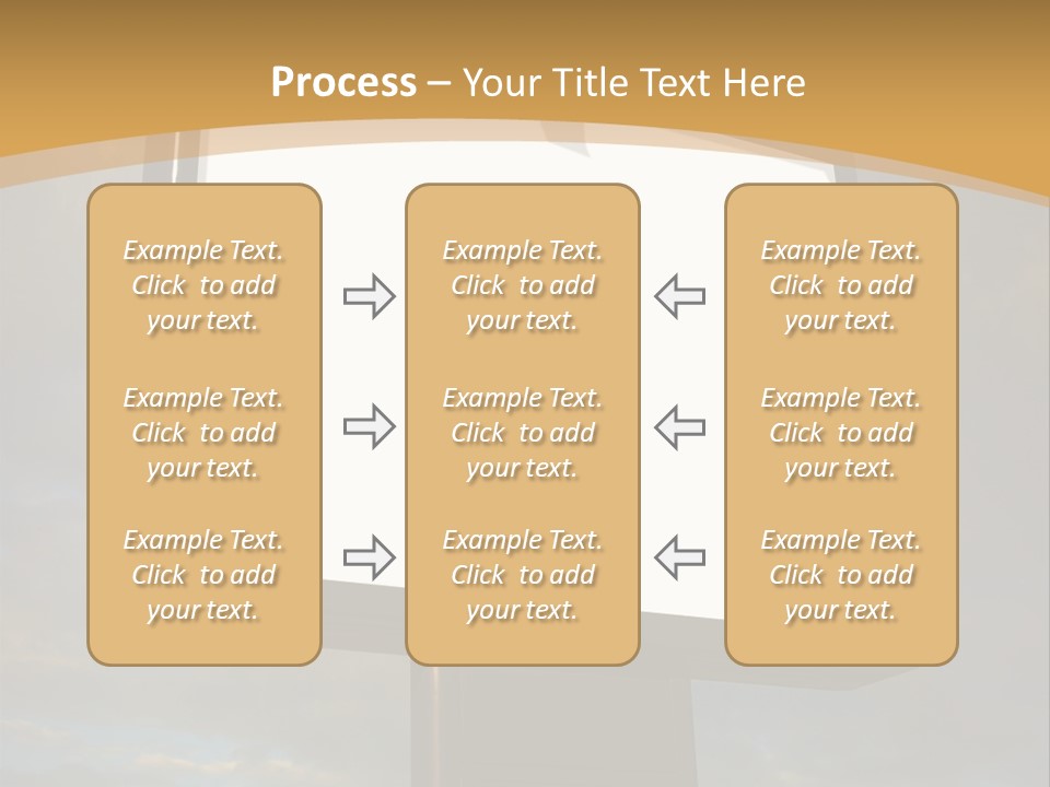 Blank Outside Sky PowerPoint Template