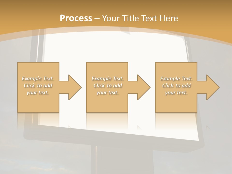 Blank Outside Sky PowerPoint Template