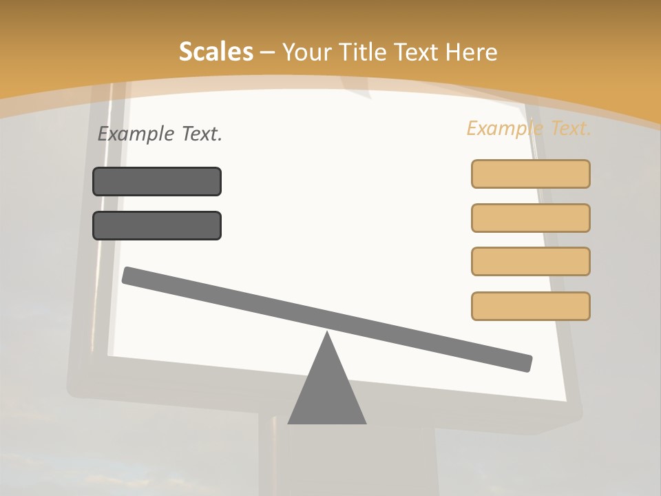 Blank Outside Sky PowerPoint Template