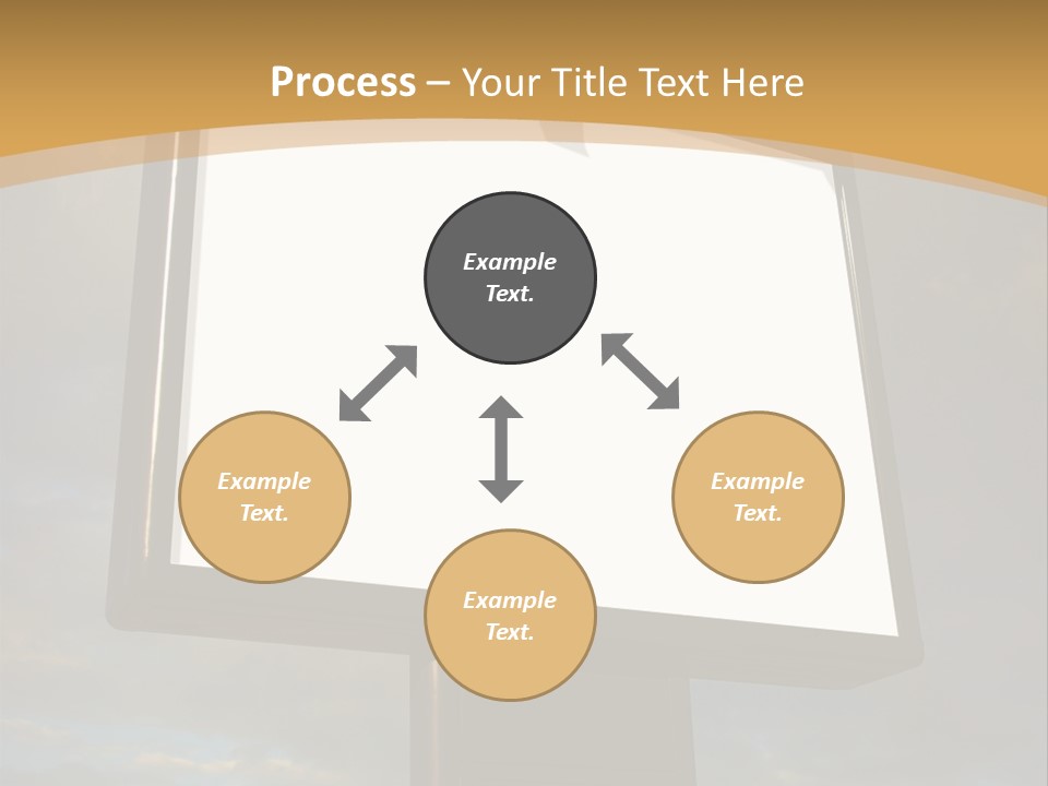 Blank Outside Sky PowerPoint Template