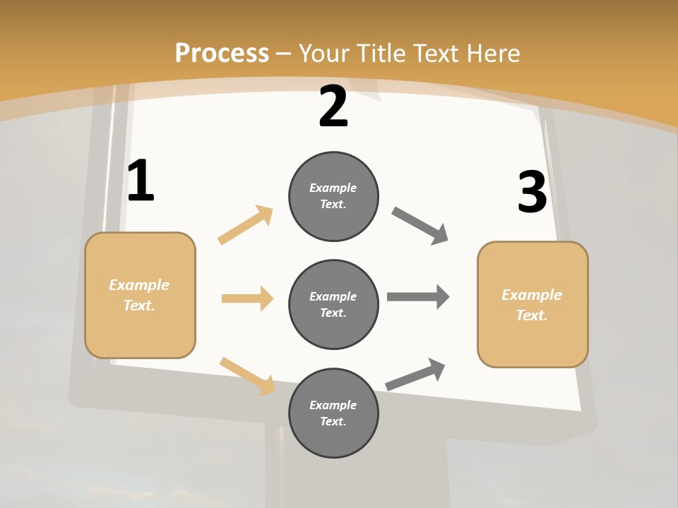 Blank Outside Sky PowerPoint Template