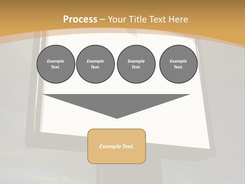 Blank Outside Sky PowerPoint Template