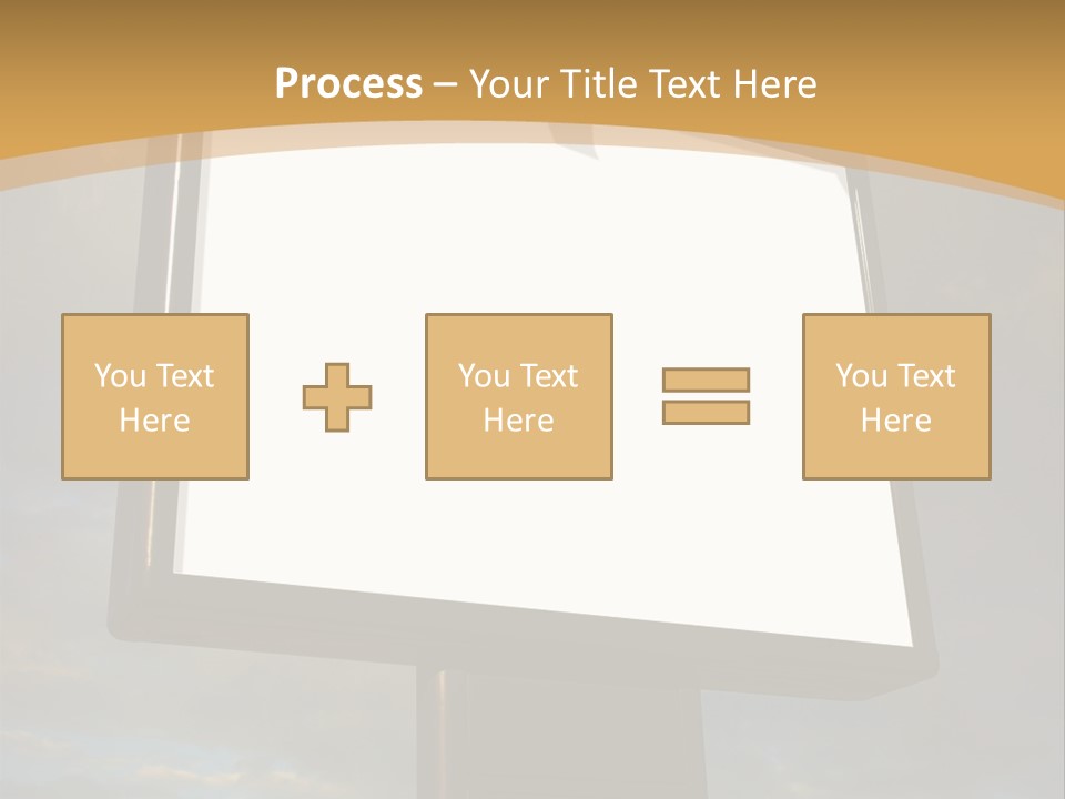 Blank Outside Sky PowerPoint Template