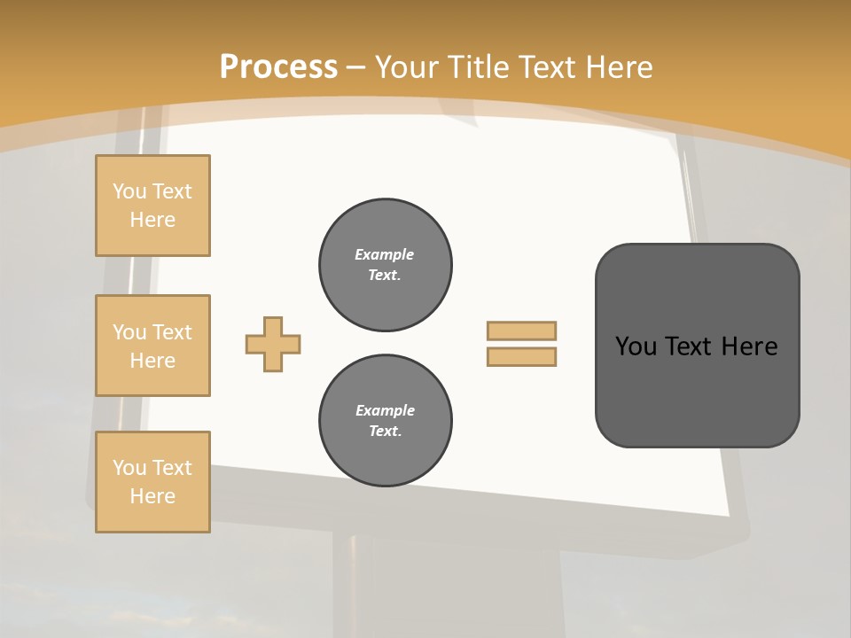 Blank Outside Sky PowerPoint Template