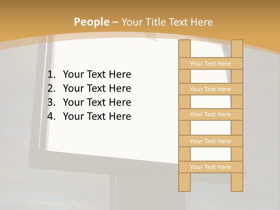 Blank Outside Sky PowerPoint Template