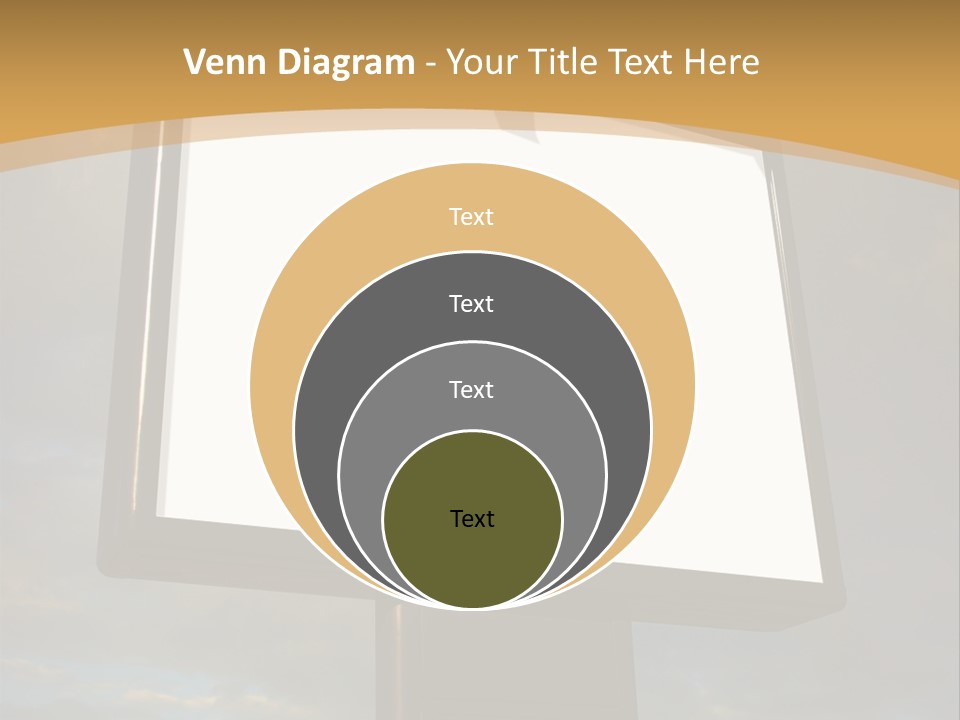 Blank Outside Sky PowerPoint Template