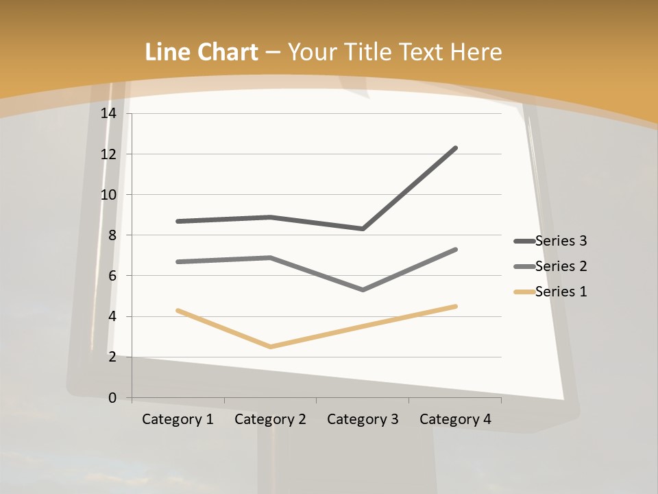 Blank Outside Sky PowerPoint Template