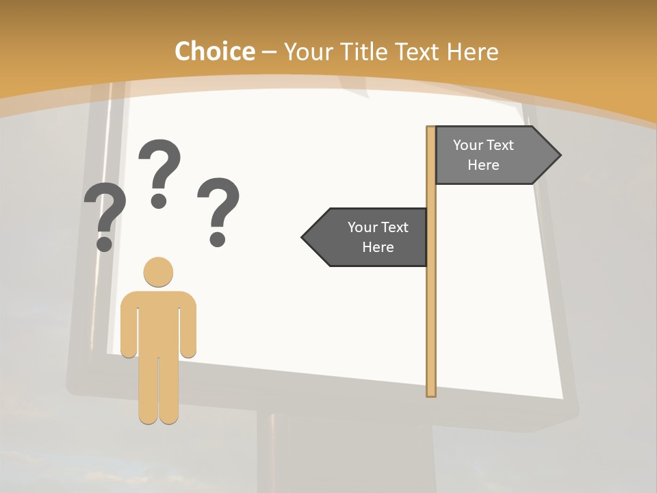 Blank Outside Sky PowerPoint Template