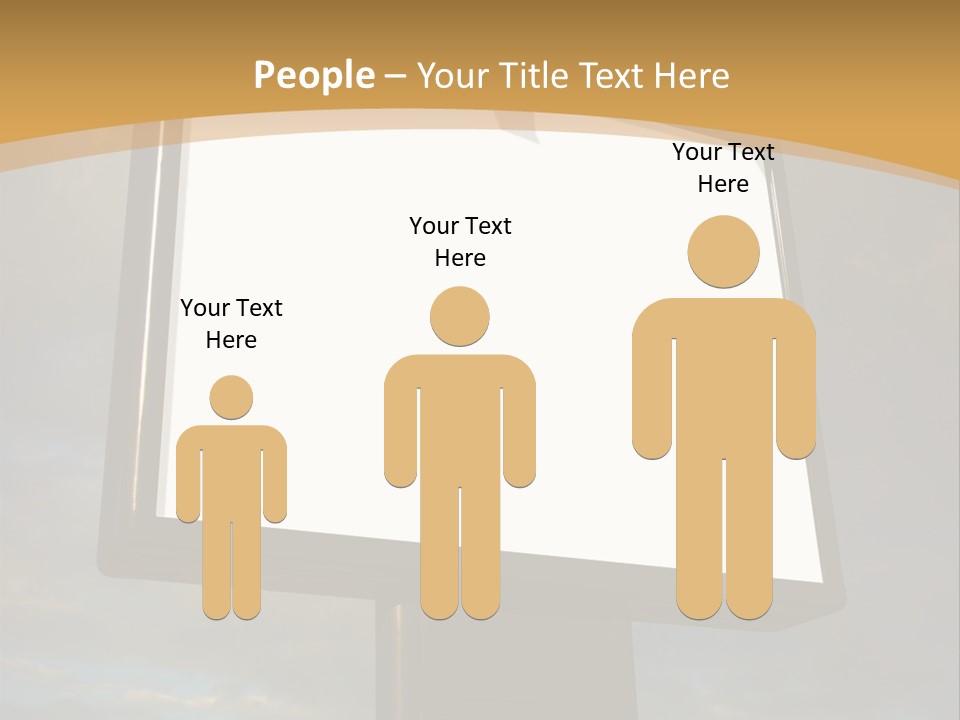 Blank Outside Sky PowerPoint Template