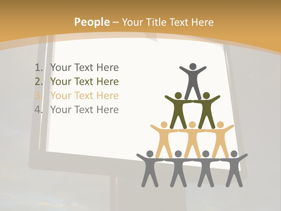 Blank Outside Sky PowerPoint Template