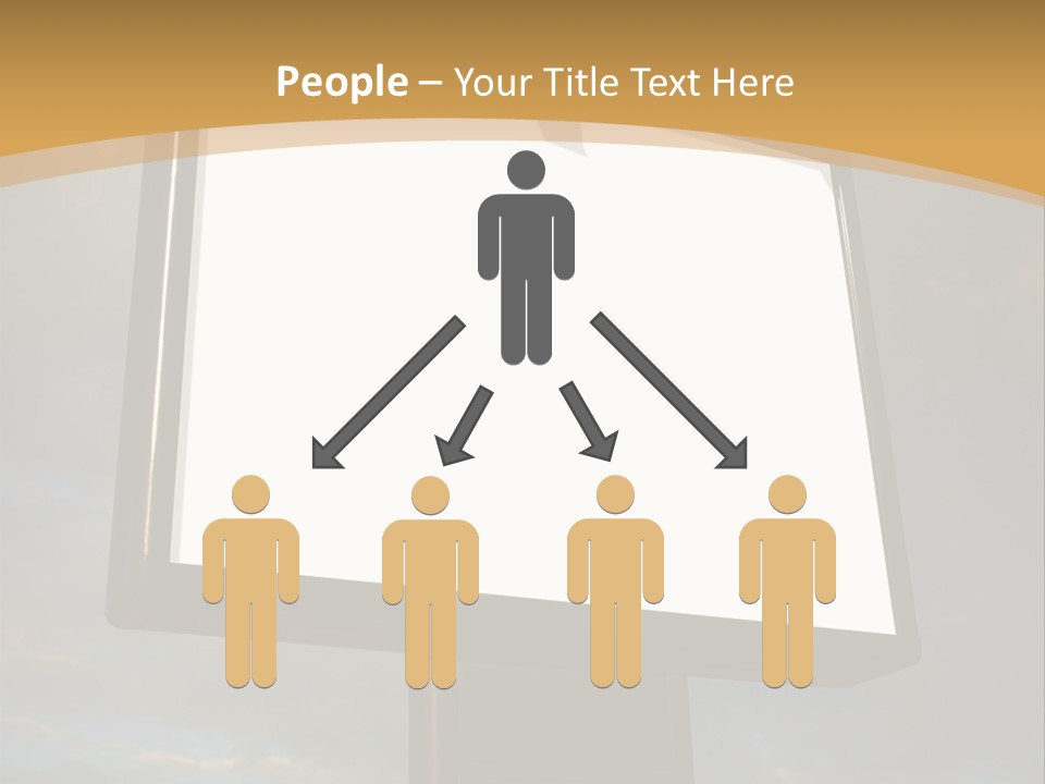 Blank Outside Sky PowerPoint Template