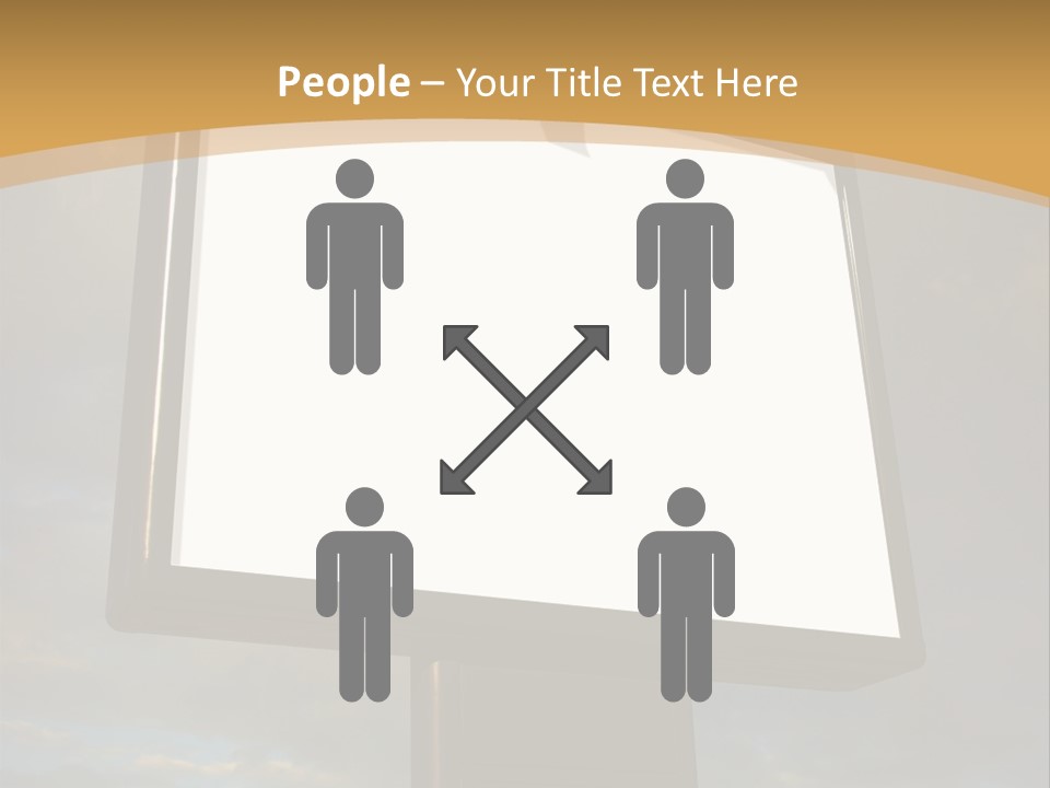 Blank Outside Sky PowerPoint Template