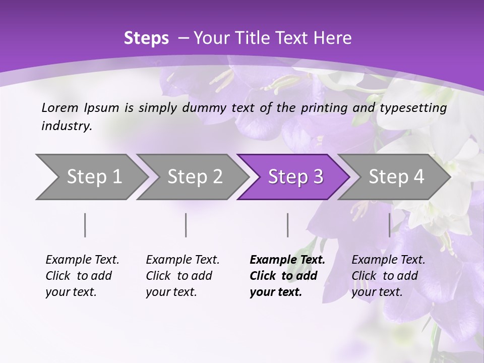Leaves Flower Natural PowerPoint Template