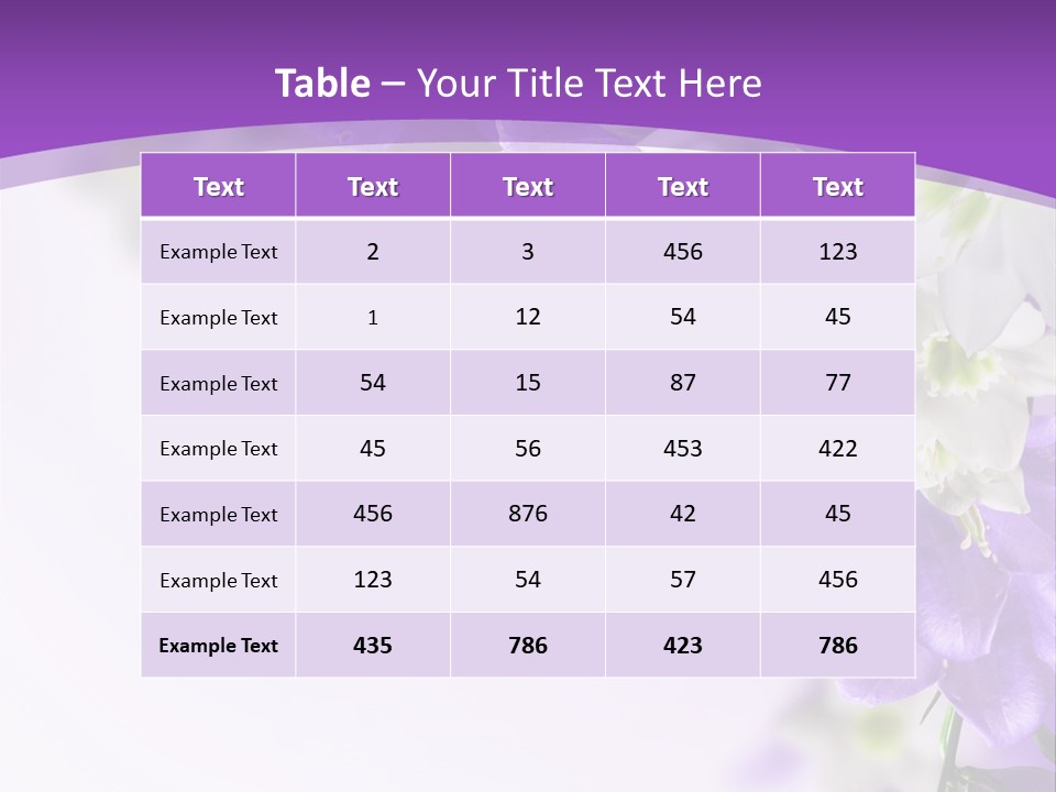 Leaves Flower Natural PowerPoint Template