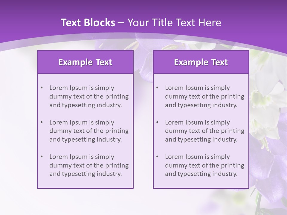 Leaves Flower Natural PowerPoint Template