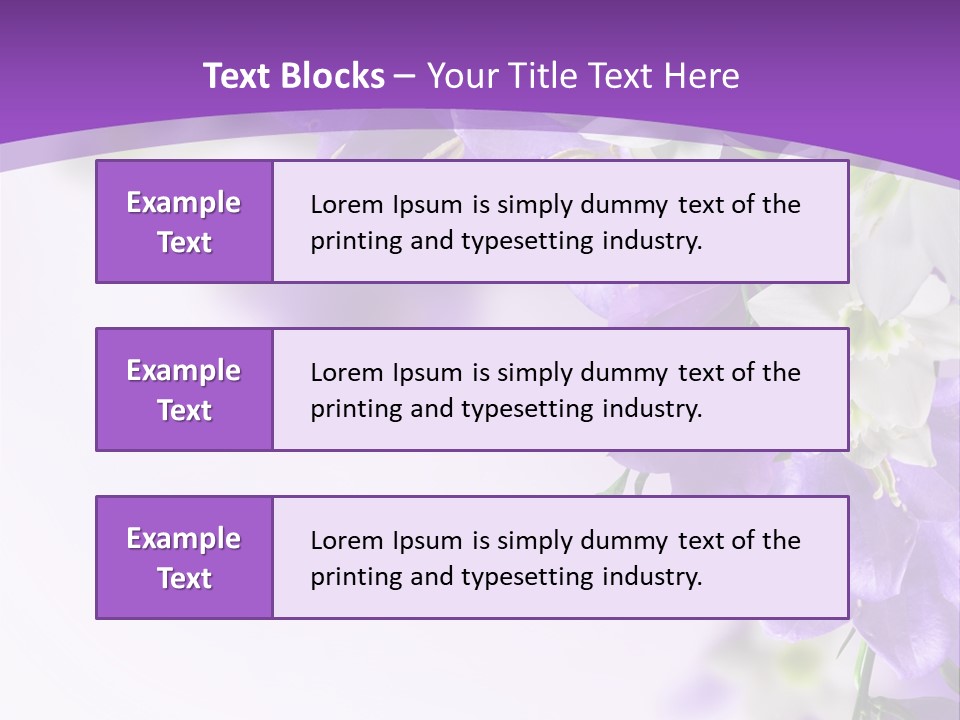 Leaves Flower Natural PowerPoint Template