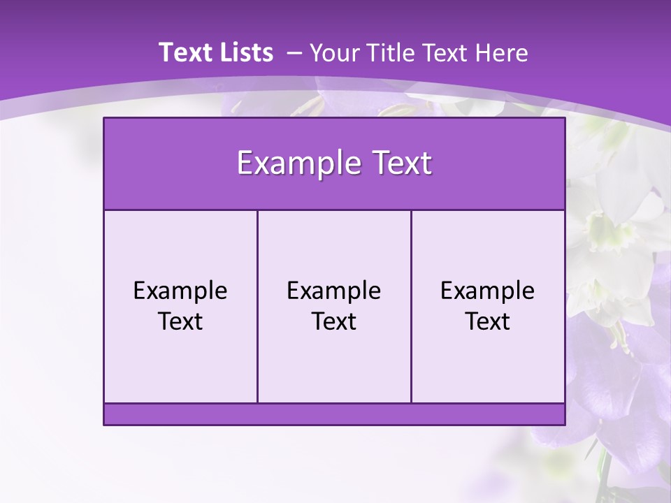 Leaves Flower Natural PowerPoint Template