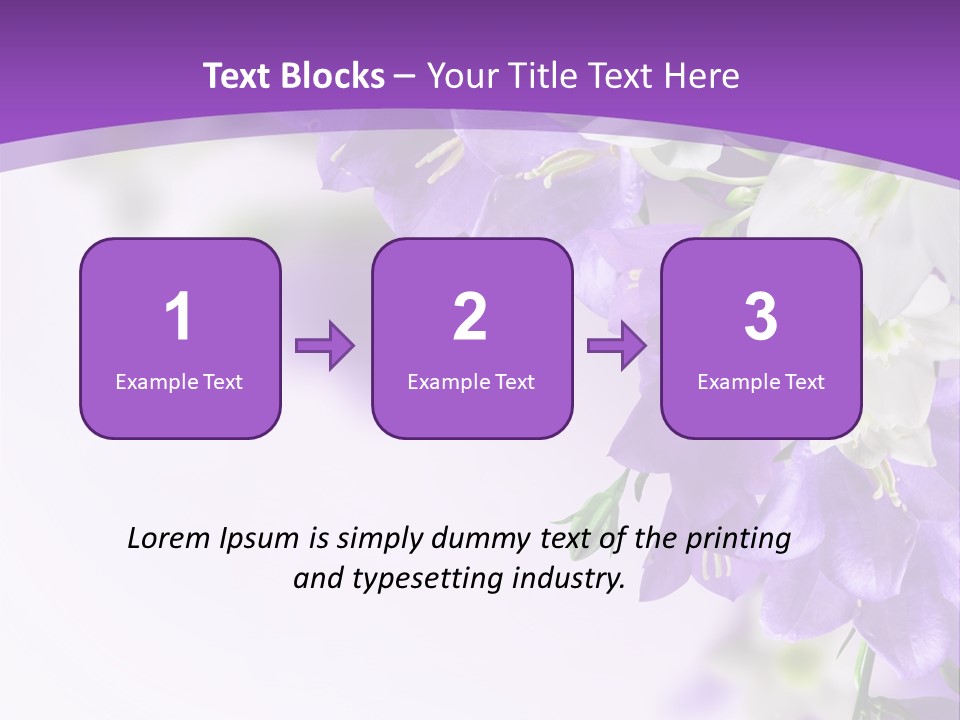 Leaves Flower Natural PowerPoint Template