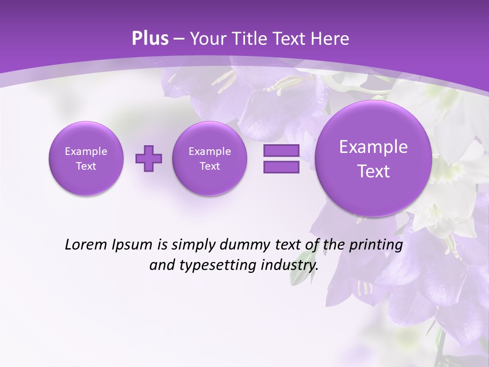 Leaves Flower Natural PowerPoint Template